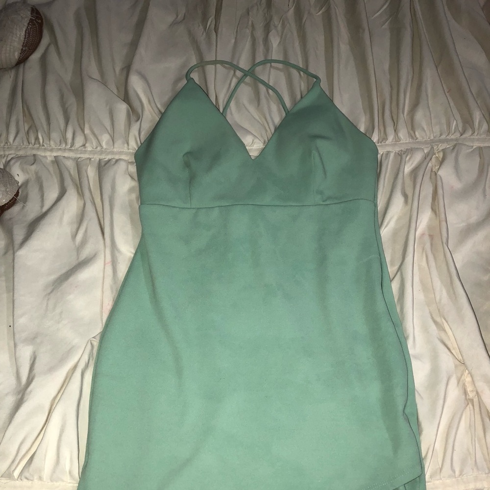Mint Mini Dress